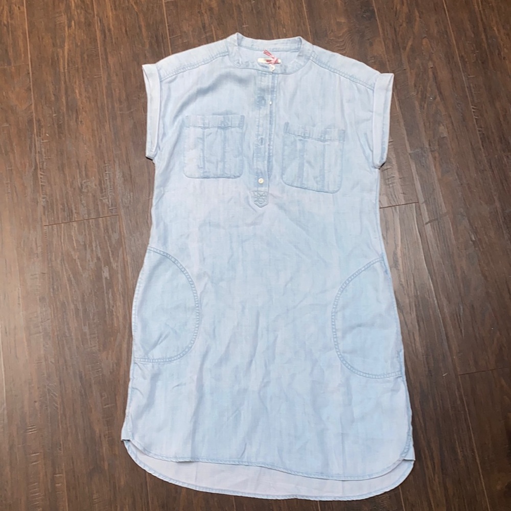 Jeans midi dress.